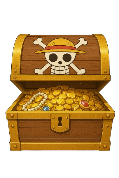 Open treasure chest